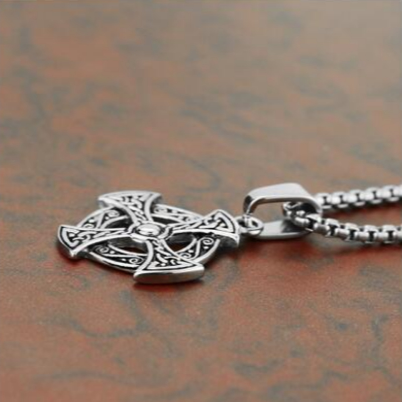Gioielli personalizzati Uomini di moda coreani's Stainless Steel Cross Pendant tag Retro Pattern Cross Pendant